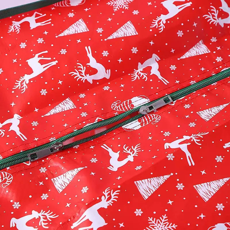 Borsa porta albero di Natale rossa