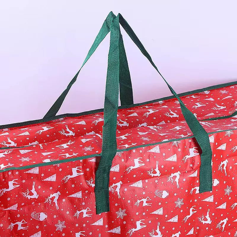 Borsa porta albero di Natale rossa