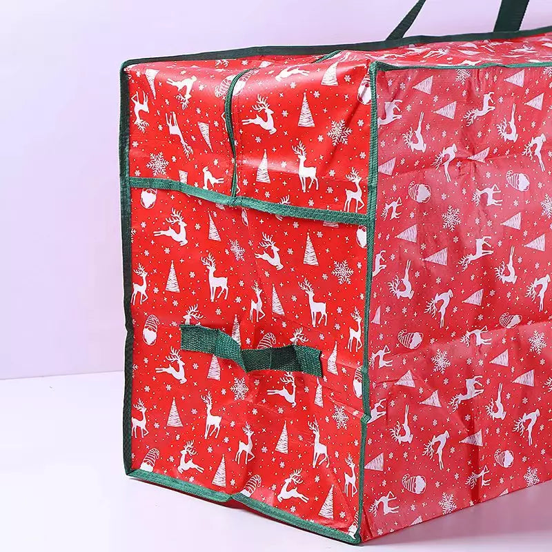 Borsa porta albero di Natale rossa