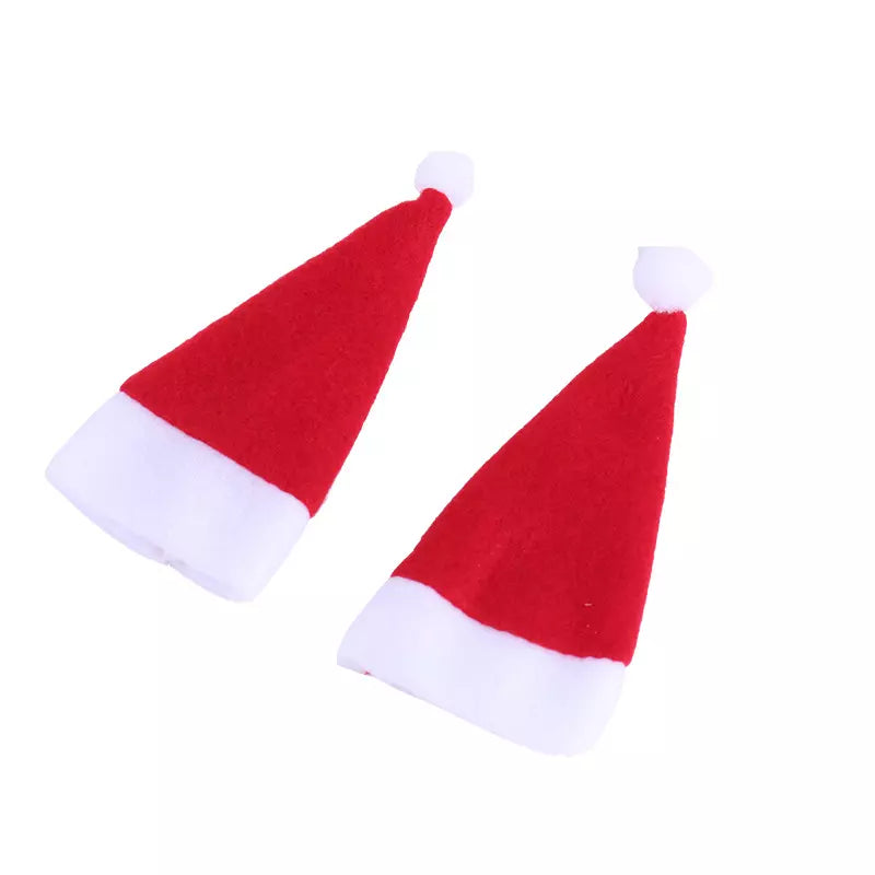 Mini cappello di Babbo Natale porta posate